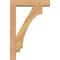 Ekena Millwork Imperial Block Smooth Bracket w/ Offset Brace, Western Red Cedar, 5 1/2"W x 24"D x 36"H BKT0604X24X36IMP05SWR - alternate 2